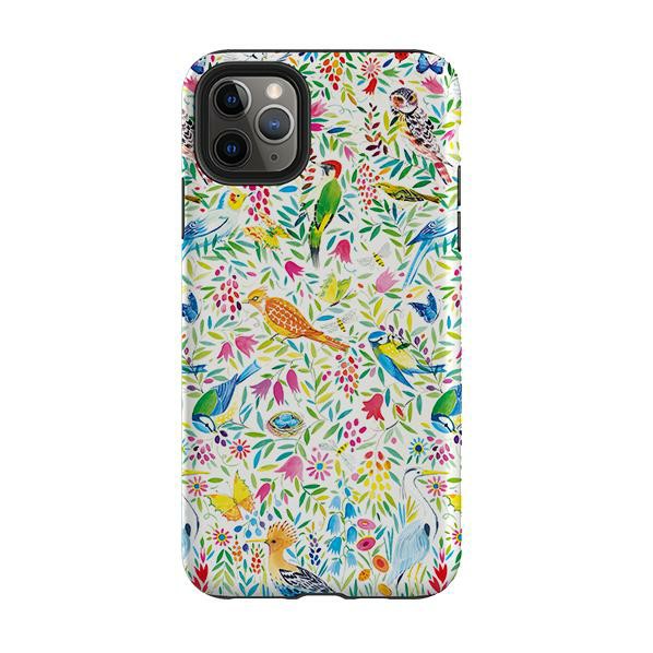 Iphone Tough Case – Bird Garden By Sarah Campbell Iphone Cases