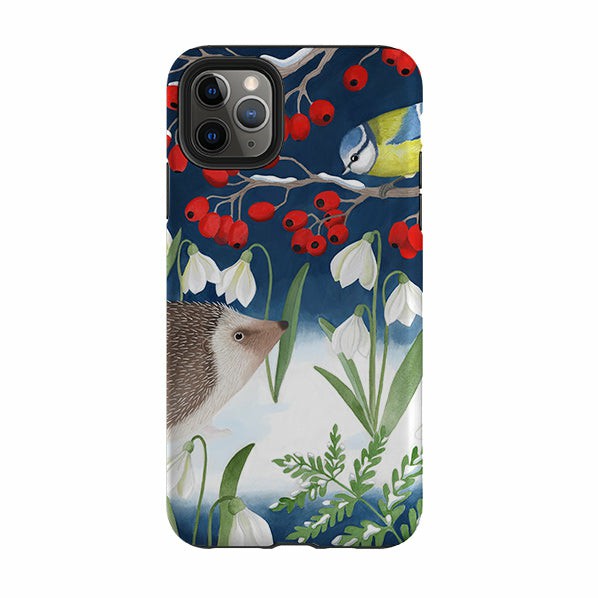 Iphone Tough Case – Blue Tit And Hedgehog By Bex Parkin Iphone Cases