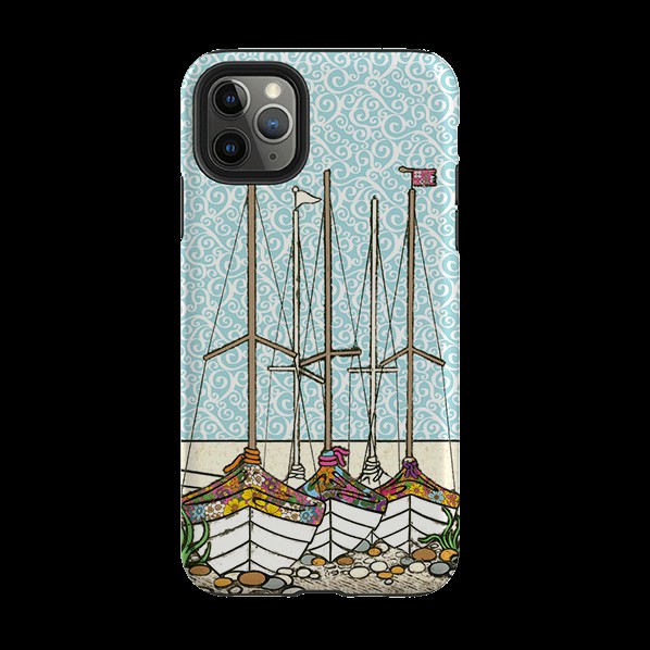 Iphone Tough Case – Boats At Rest By Amelia Bowman Iphone Cases