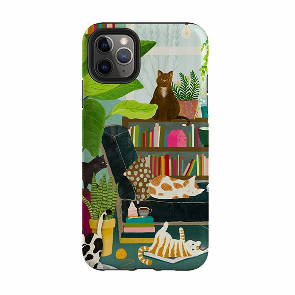 Iphone Tough Case – Cat Library By Katherine Quinn Iphone Cases