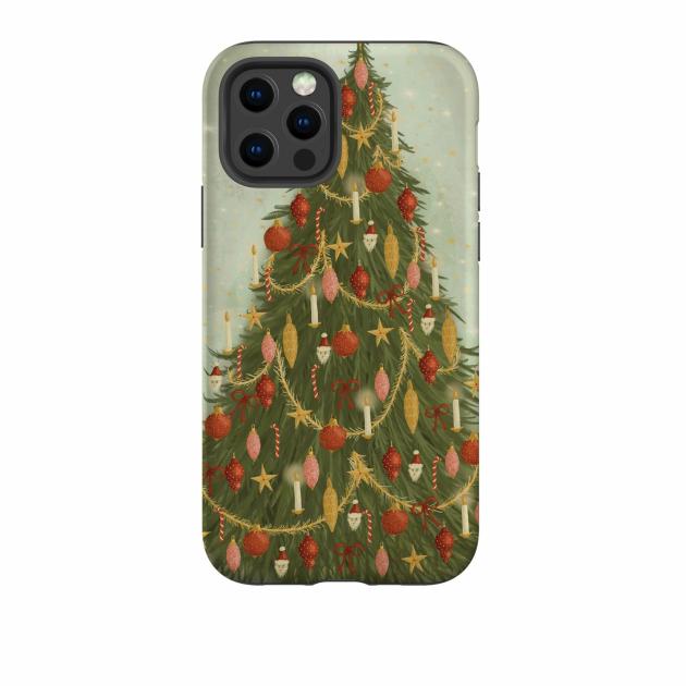 Iphone Tough Case – Christmas Tree By Maja Lindberg Iphone Cases