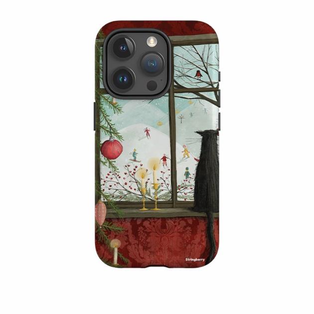 Iphone Tough Case – Christmas Window By Maja Lindberg Iphone Cases