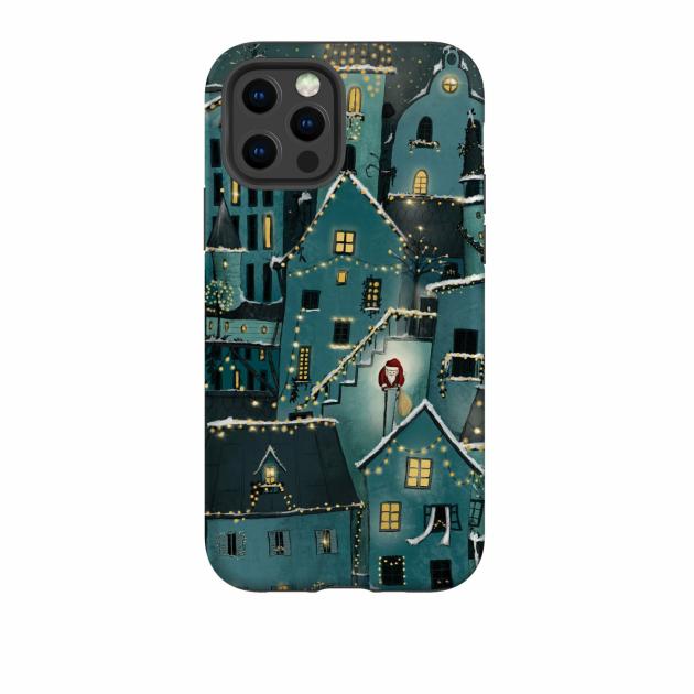 Iphone Tough Case – Citywinkles Blue By Maja Lindberg Iphone Cases