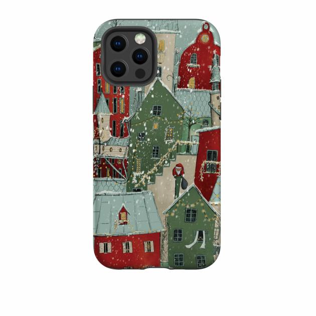 Iphone Tough Case – Citywinkles Red By Maja Lindberg Iphone Cases