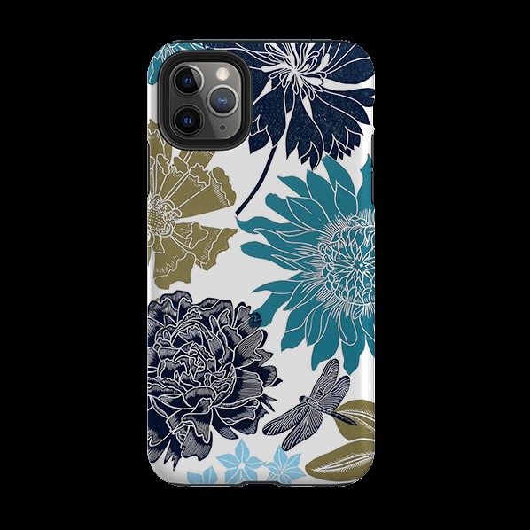 Iphone Tough Case – Cottage Garden Drangonfly By Kate Heiss Iphone Cases