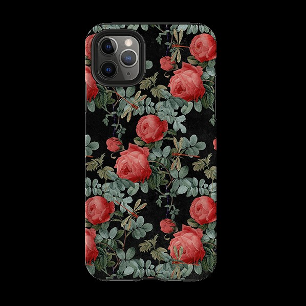 Iphone Tough Case – Dragons And Roses Iphone Cases