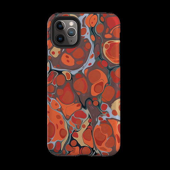 Iphone Tough Case – Flaming Volcano Iphone Cases