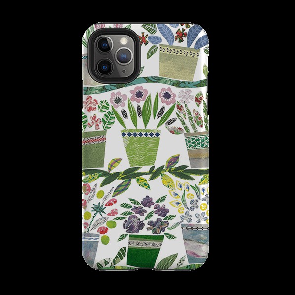 Iphone Tough Case – Flowerpots By Jane Robbins Iphone Cases