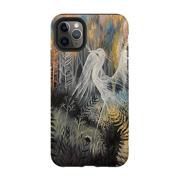 Iphone Tough Case – Ghost Heron By Mia Underwood Iphone Cases