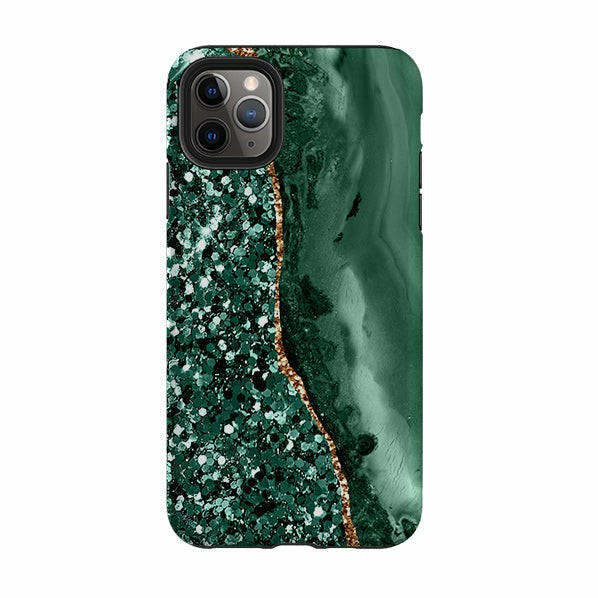 Iphone Tough Case – Green Shade (Case Does Not Glitter) Iphone Cases