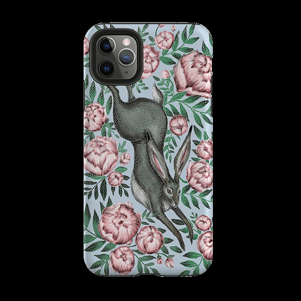 Iphone Tough Case – Hare And Peonies By Catherine Rowe Iphone Cases