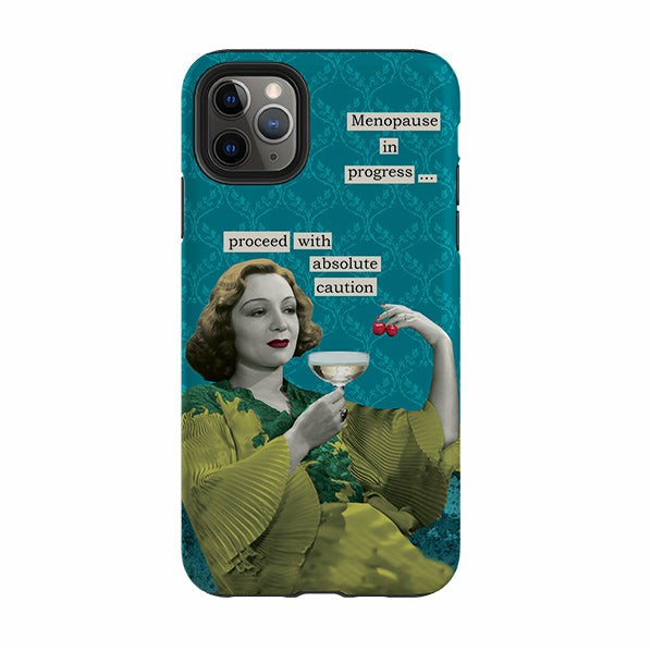 Iphone Tough Case – Menopause In Progress By Clare Jordan Iphone Cases