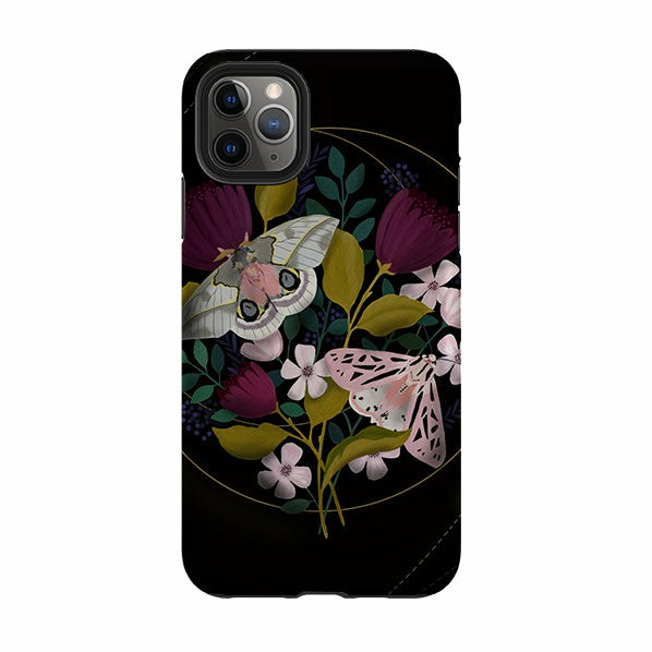 Iphone Tough Case – Moon Moths By Bex Parkin Iphone Cases