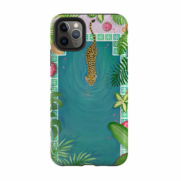 Iphone Tough Case – Morocco Pool Leopard By Bex Parkin Iphone Cases