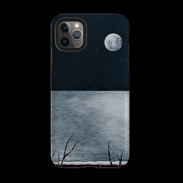 Iphone Tough Case – Night Of The Huge Moon By Natasha Newton Iphone Cases