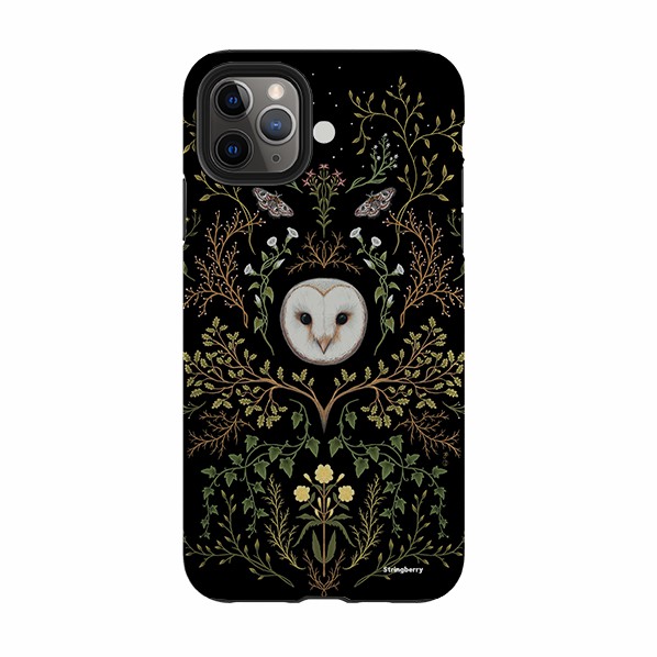 Iphone Tough Case – Owl Pattern By Anna Stead Iphone Cases