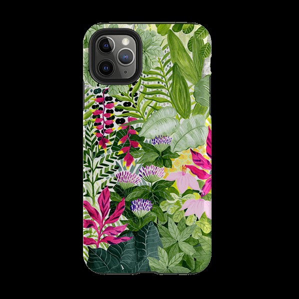 Iphone Tough Case – Pink Botanical By Bex Parkin Iphone Cases