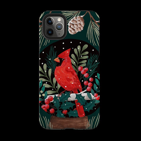 Iphone Tough Case – Red Cardinal By Bex Parkin Iphone Cases