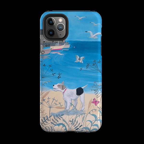 Iphone Tough Case – Seaside Dog By Mary Stubberfield Iphone Cases