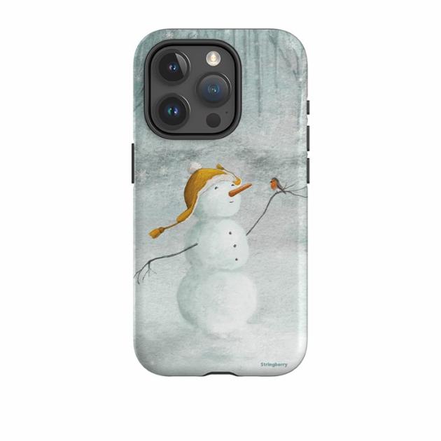 Iphone Tough Case – Snowman By Maja Lindberg Iphone Cases