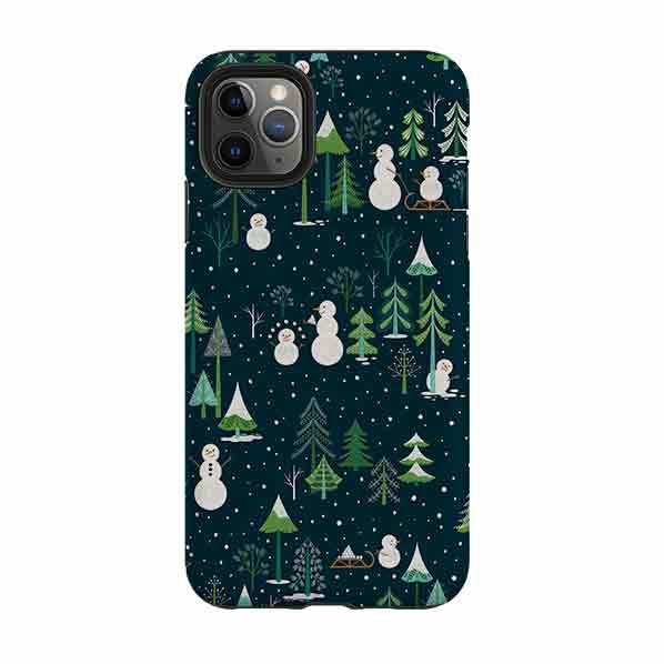 Iphone Tough Case – Snowman Playground By Jenny Zemanek Iphone Cases