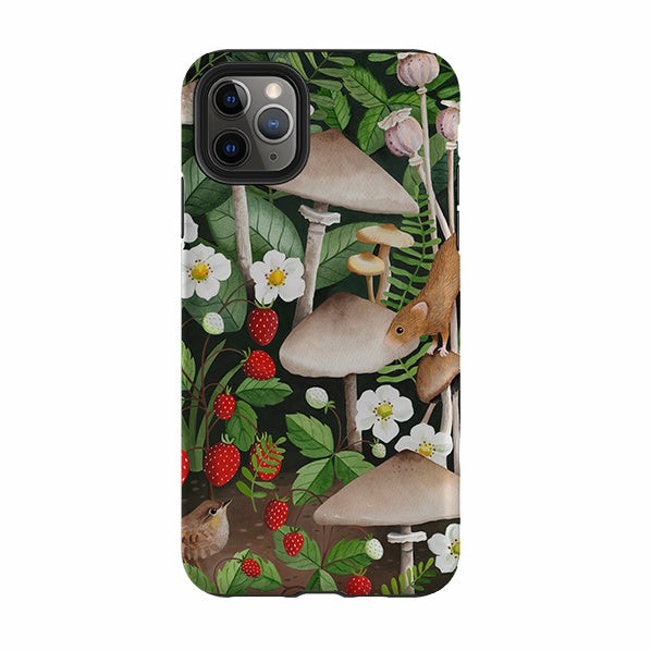 Iphone Tough Case – Strawberry Patch By Bex Parkin Iphone Cases