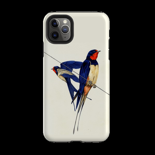 Iphone Tough Case – Swallows By Philip Hood Iphone Cases