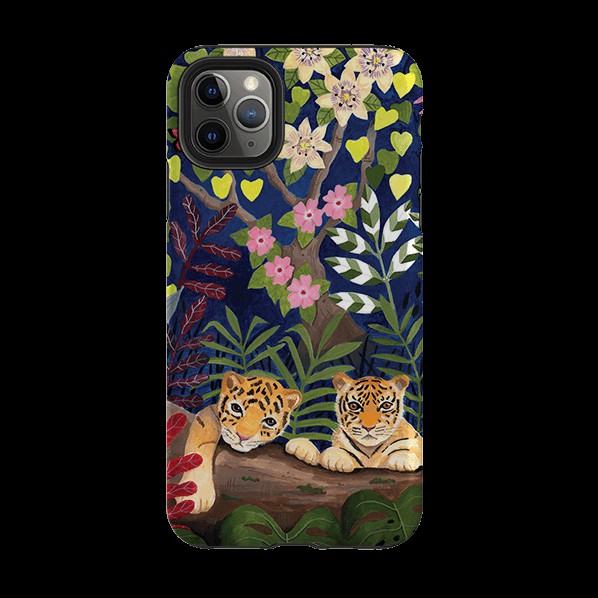 Iphone Tough Case – Tigers By Bex Parkin Iphone Cases