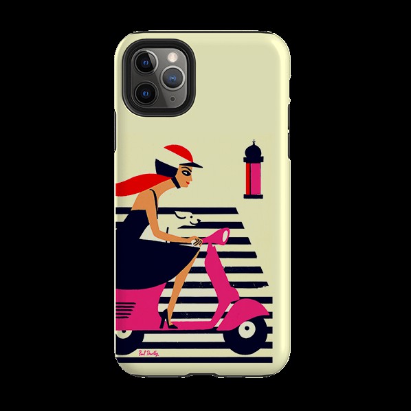 Iphone Tough Case – Vespa By Paul Thurlby Iphone Cases