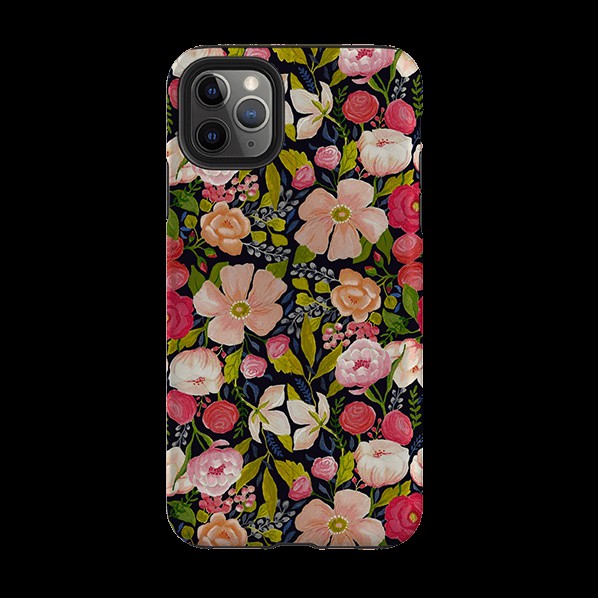 Iphone Tough Case – Vintage Roses By Bex Parkin Iphone Cases