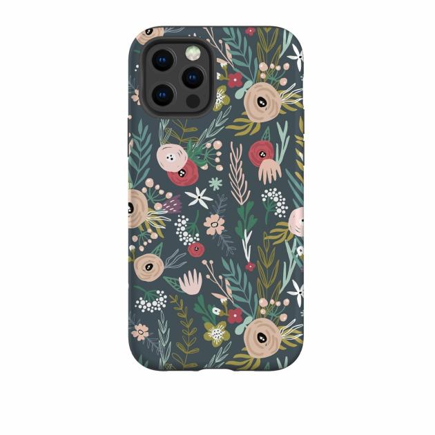 Iphone Tough Case – Winter Scandi Floral Iphone Cases