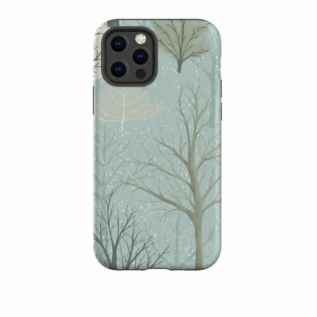 Iphone Tough Case – Winter Trees By Maja Lindberg Iphone Cases