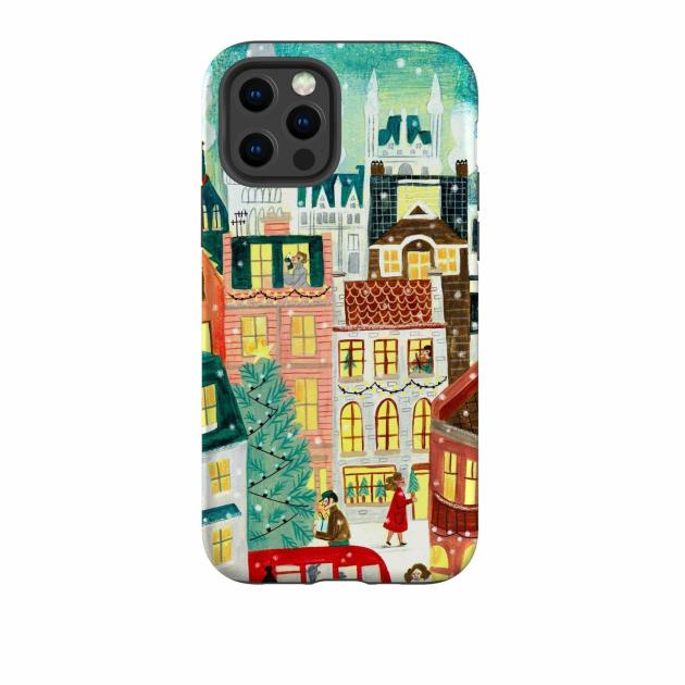 Iphone Tough Case – Xmas In London By Caroline Bonne Muller Iphone Cases