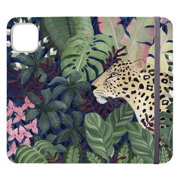 Leopard In Leaves By Bex Parkin Iphone Cases