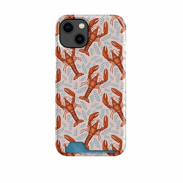 Lobster Pink Case And Card Case By Catherine Rowe Case + Card