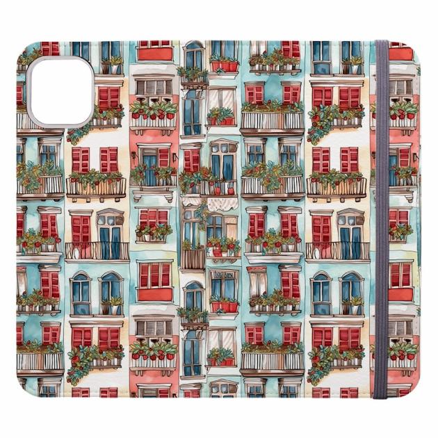 Montmartre Houses Ii Wallet Case Iphone Cases