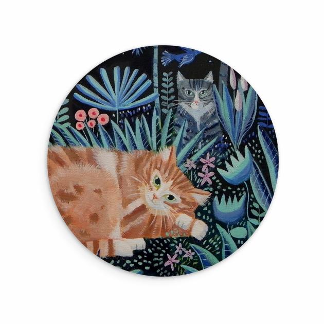 Night Cats Mouse Mat By Mary Stubberfield Lifestyle & Travel