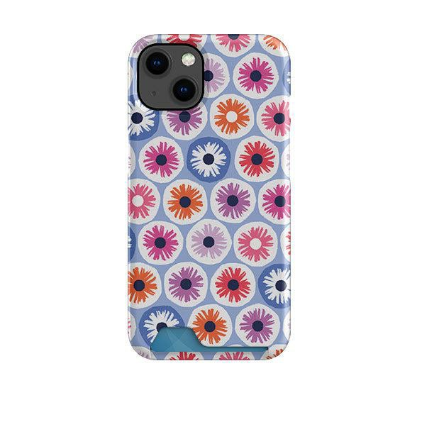 Penny Flowers Light Blue By Ali Brookes Case + Card