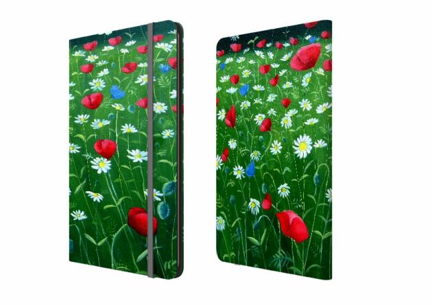 Poppies Folio Notebook Lifestyle & Travel