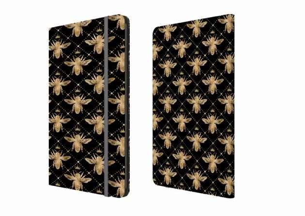 Queen Bees Black Folio Notebook Lifestyle & Travel