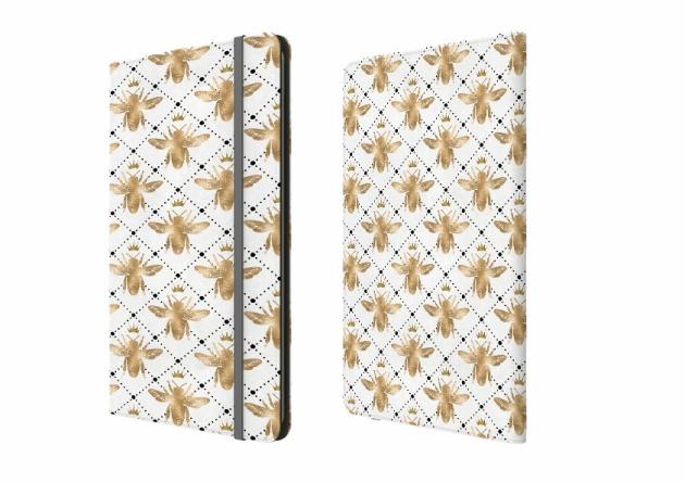 Queen Bees White Folio Notebook Lifestyle & Travel