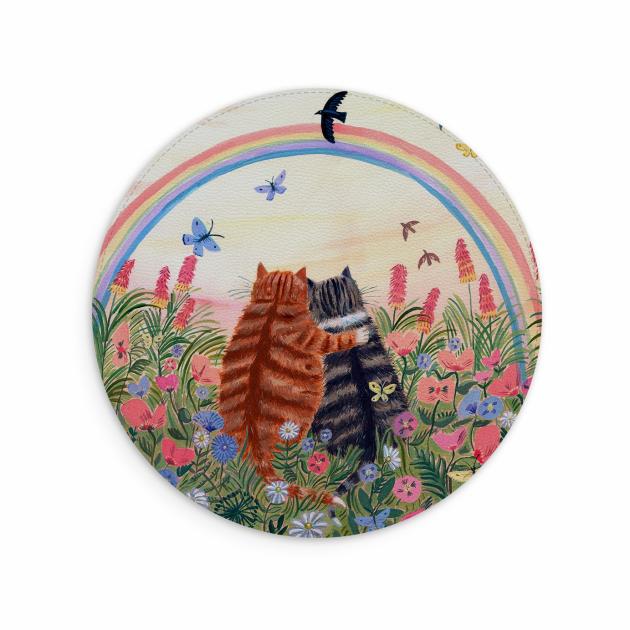 Rainbow Cats Mouse Mat By Mary Stubberfield Lifestyle & Travel