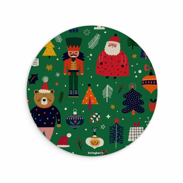 Ready For Xmas Ii Vegan Leather Mouse Mat Lifestyle & Travel