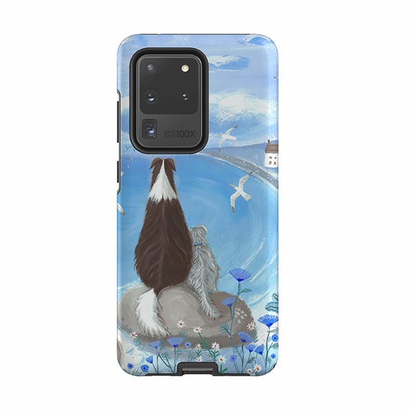 Samsung Tough Case – Beach Dog By Mary Stubberfield Phone Cases