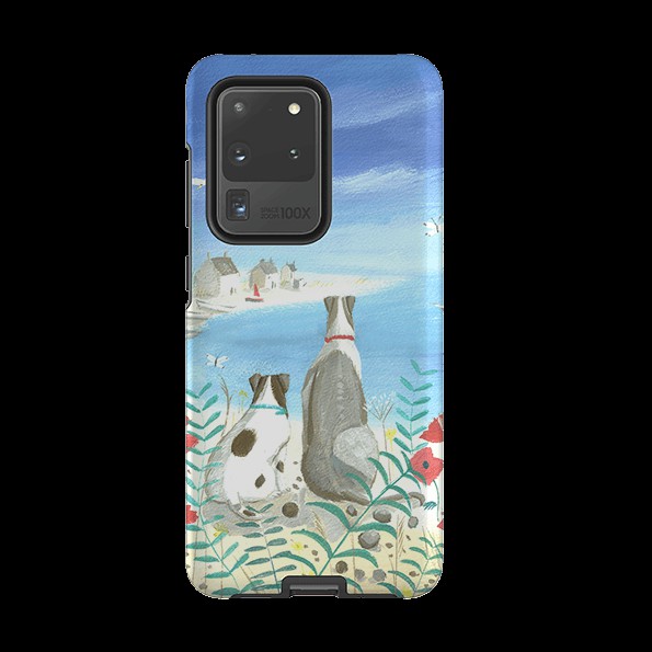 Samsung Tough Case – Beach Dogs By Mary Stubberfield Phone Cases