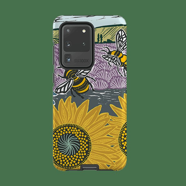 Samsung Tough Case – Bees And Sunflower By Kate Heiss Phone Cases