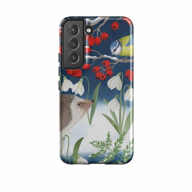 Samsung Tough Case – Blue Tit And Hedgehog By Bex Parkin Phone Cases