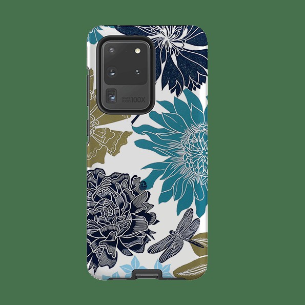 Samsung Tough Case – Cottage Garden Dragonfly By Kate Heiss Phone Cases