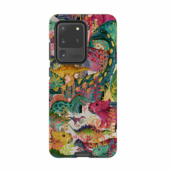 Samsung Tough Case – Dinosaur Jamboree By Katherine Quinn Phone Cases