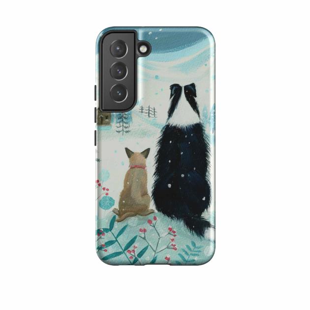 Samsung Tough Case – Dogs Xmas By Mary Stubberfield Phone Cases